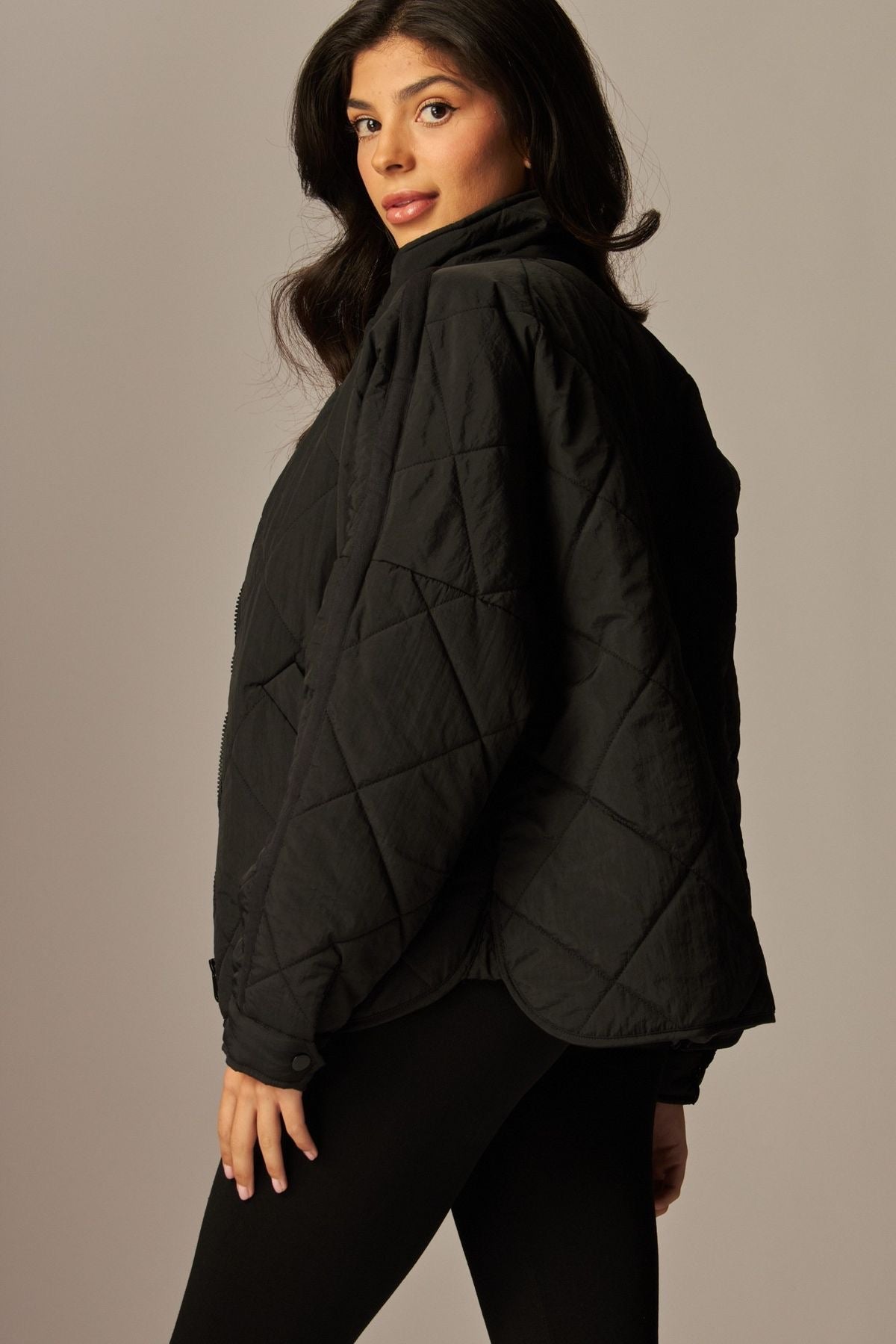 Quilted Pippa Puffer Jacket sold by A Velvet Window