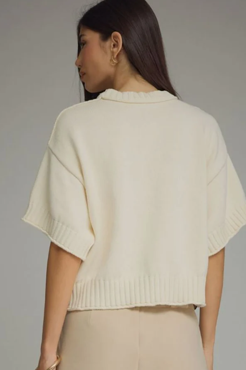 Short Sleeve Sweater sold by A Velvet Window