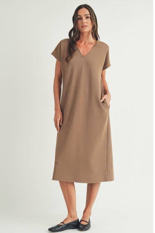 V-Neck Tshirt Maxi Dress sold by A Velvet Window