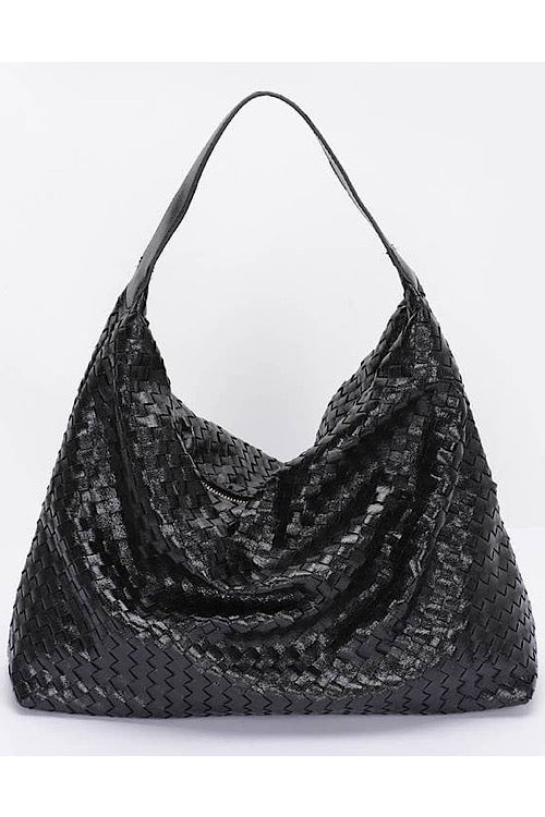 Metallic Braided Tote sold by A Velvet Window