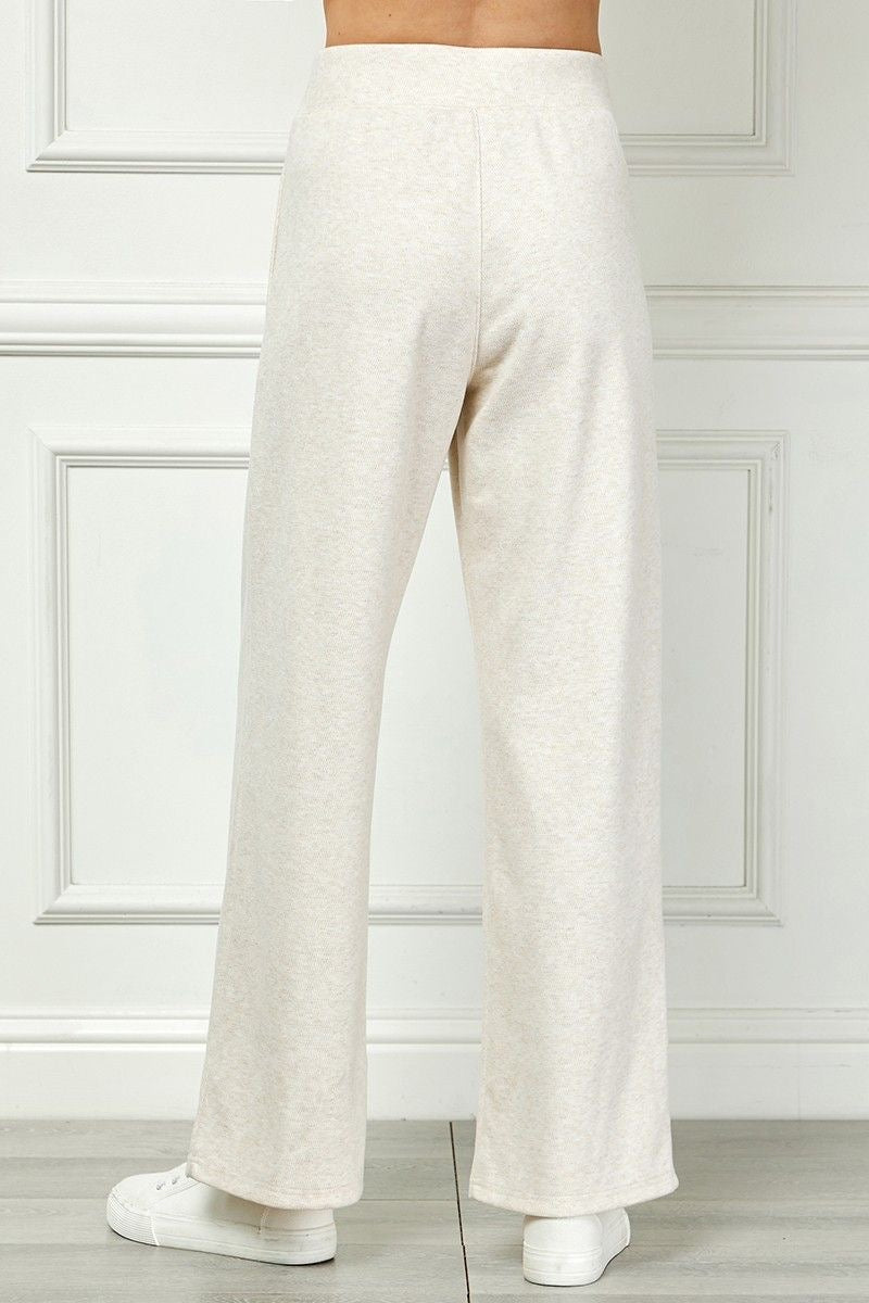 Sleek Split Front Lounge Pants sold by A Velvet Window
