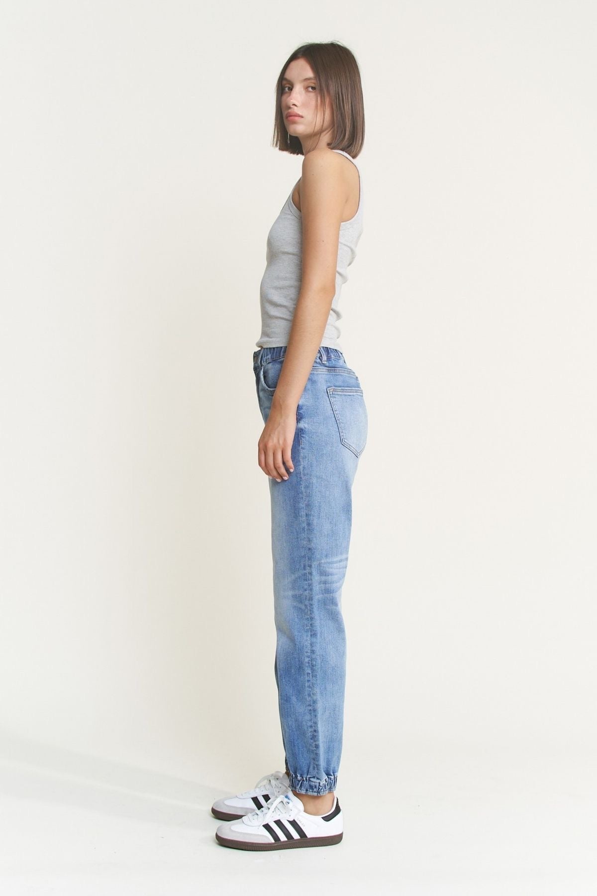 Denim Jogger sold by A Velvet Window