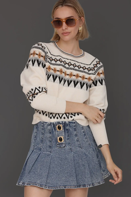 Premium Label - Aspen Sweater sold by A Velvet Window