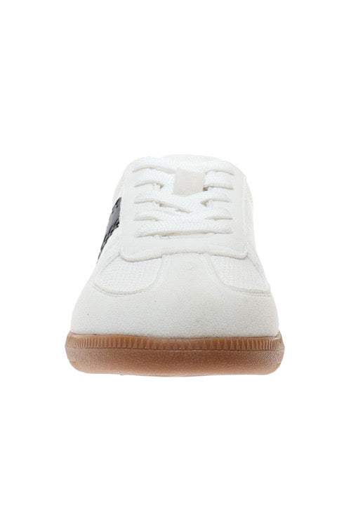 Navy Stitch Sneaker sold by A Velvet Window