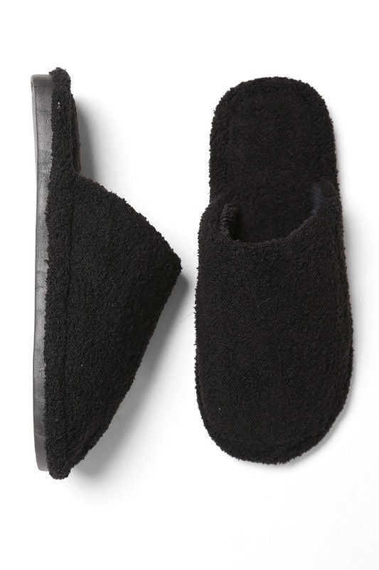 Black Cozy Slipper