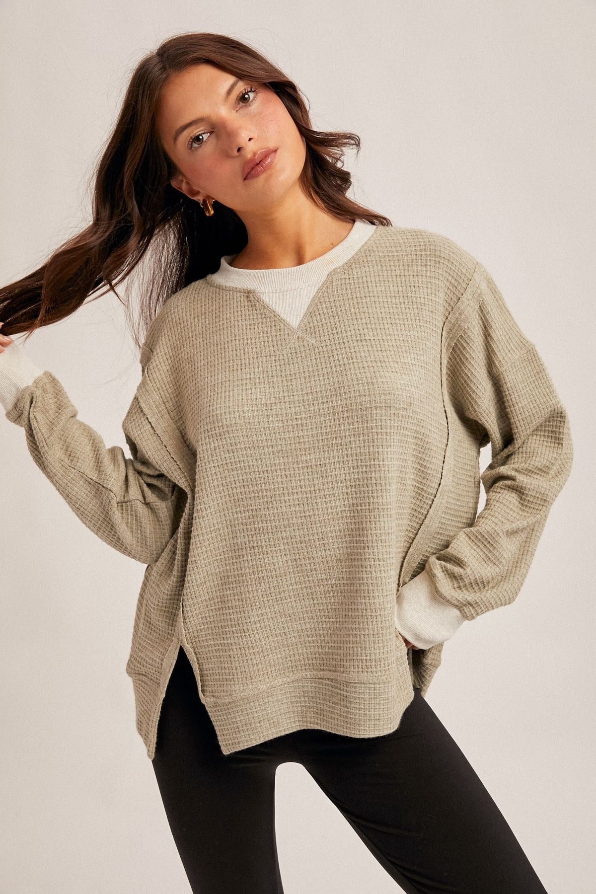 Thermal Oversized Pullover