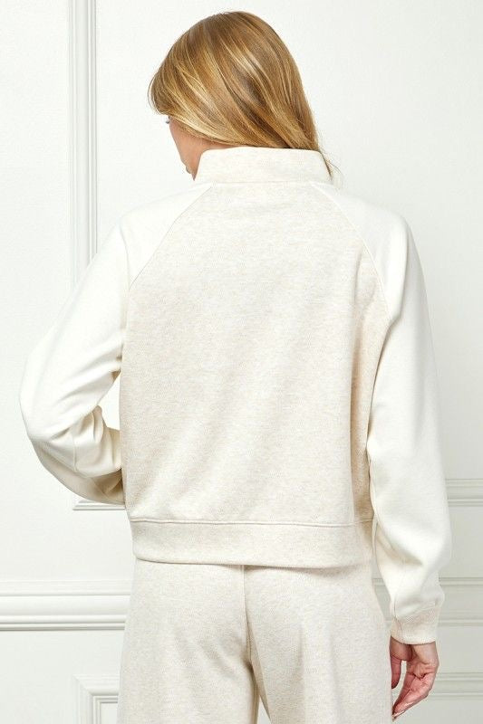 Sleek Heathered Jacket sold by A Velvet Window