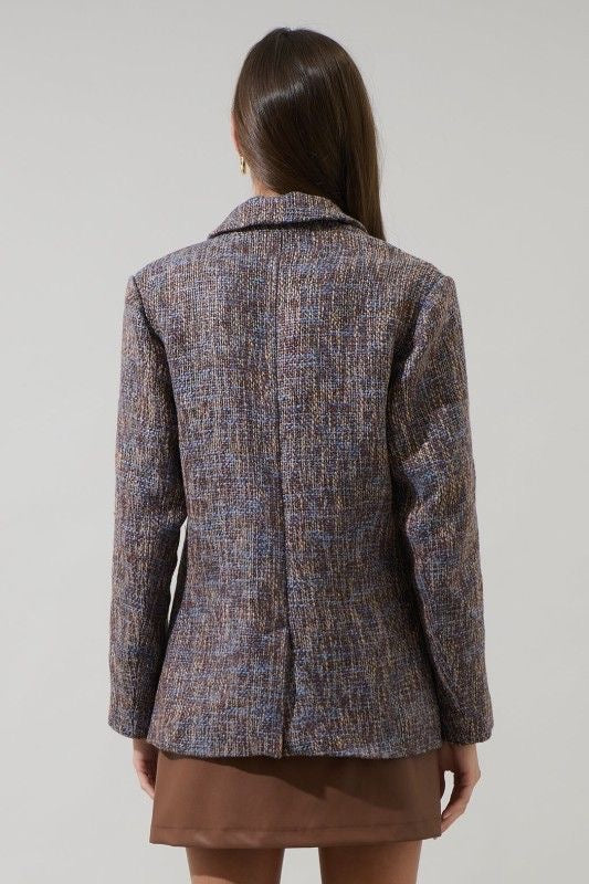 Multi Tweed Blazer sold by A Velvet Window