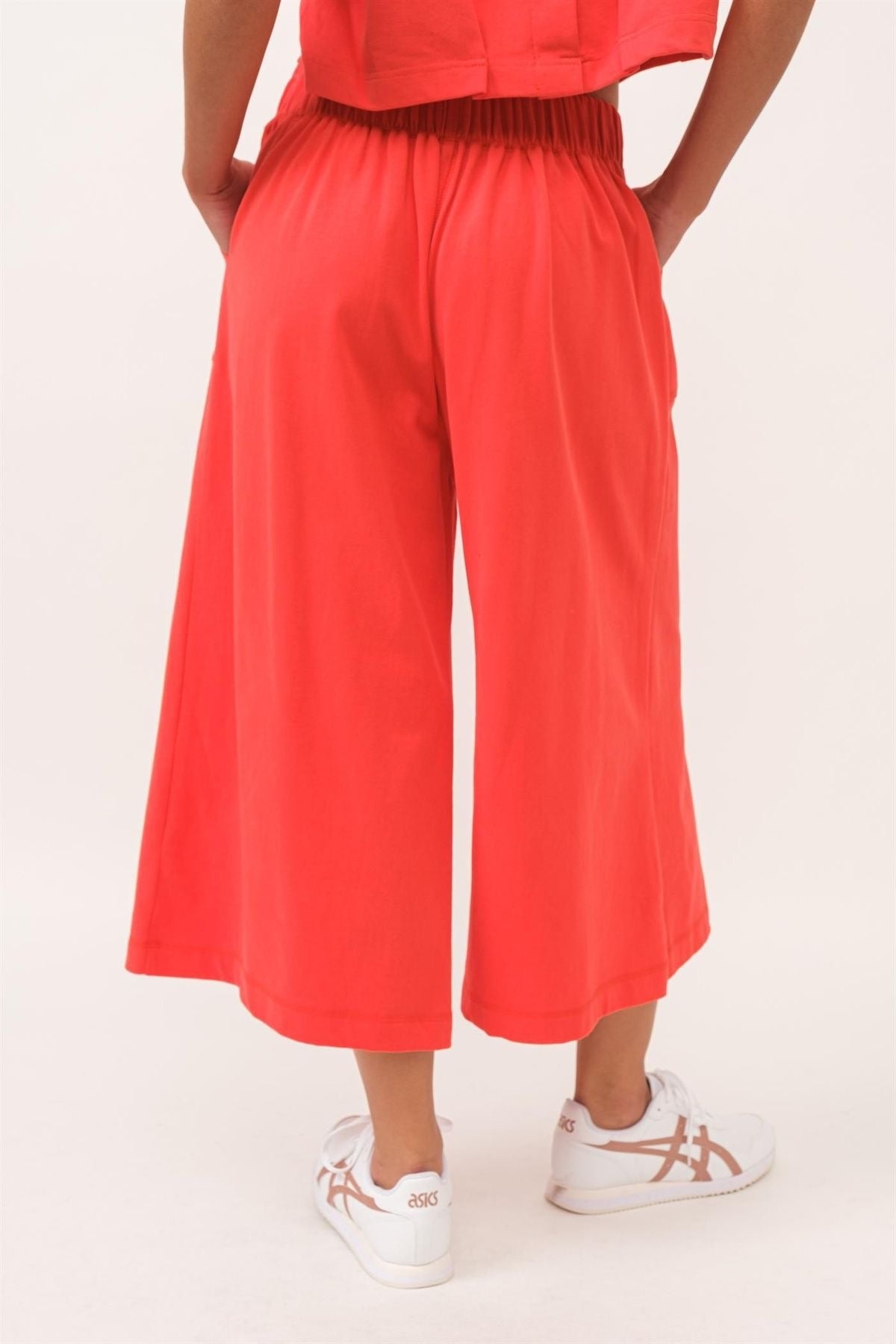 The Lounge Edit - Wide Leg Crop Pants sold by A Velvet Window
