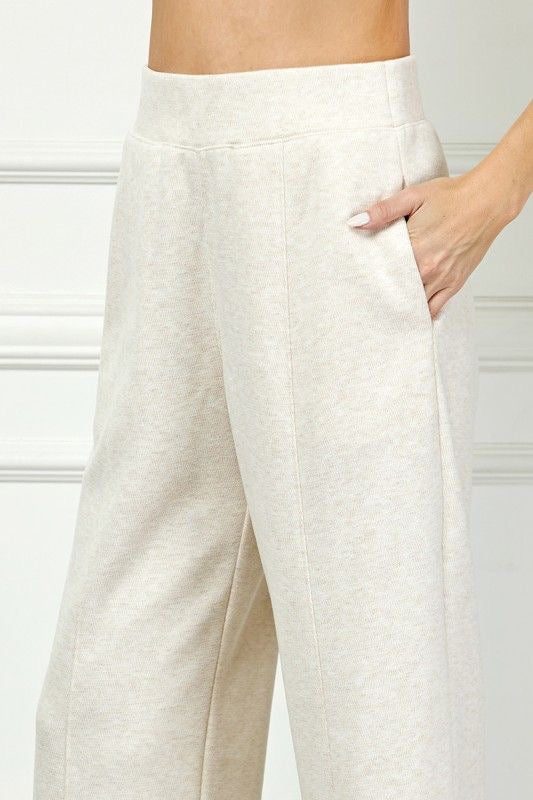 Sleek Split Front Lounge Pants sold by A Velvet Window
