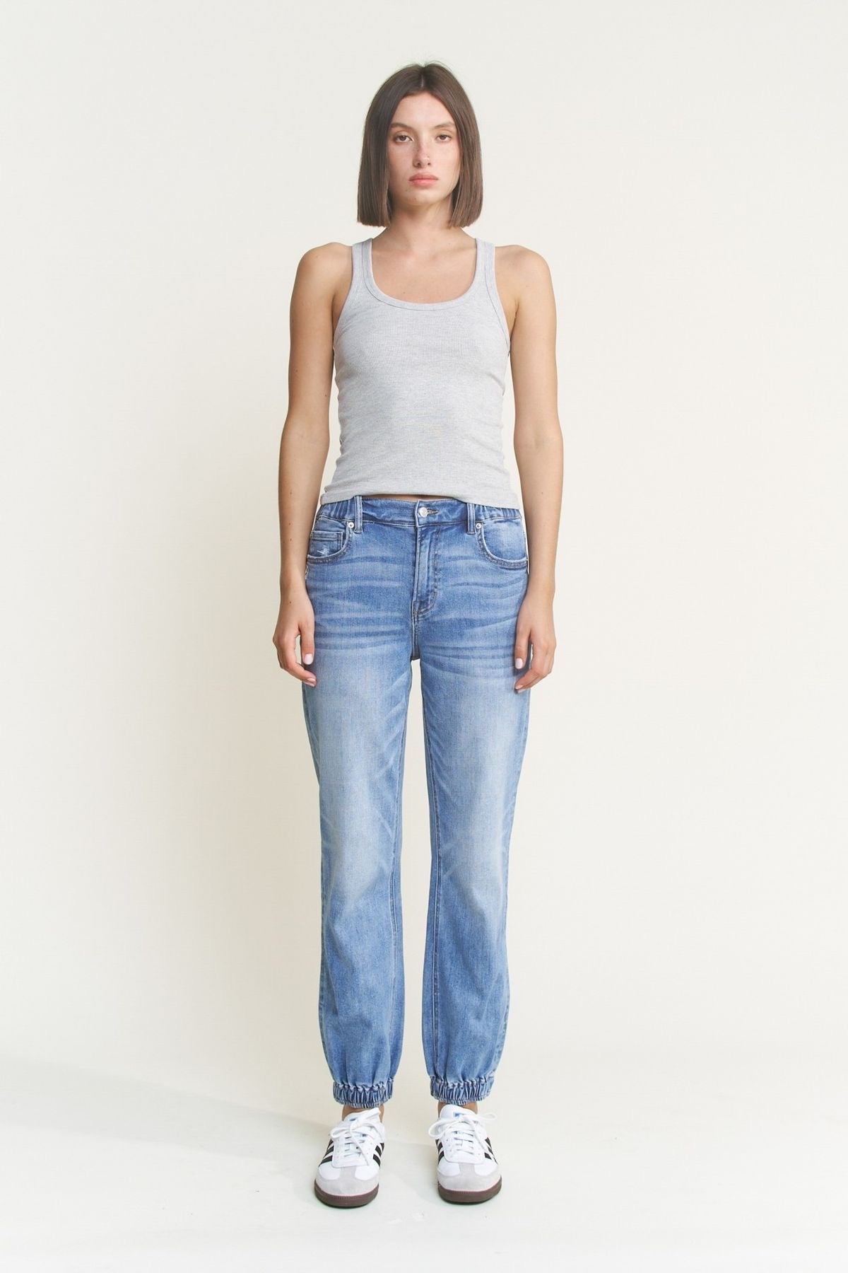 Denim Jogger sold by A Velvet Window