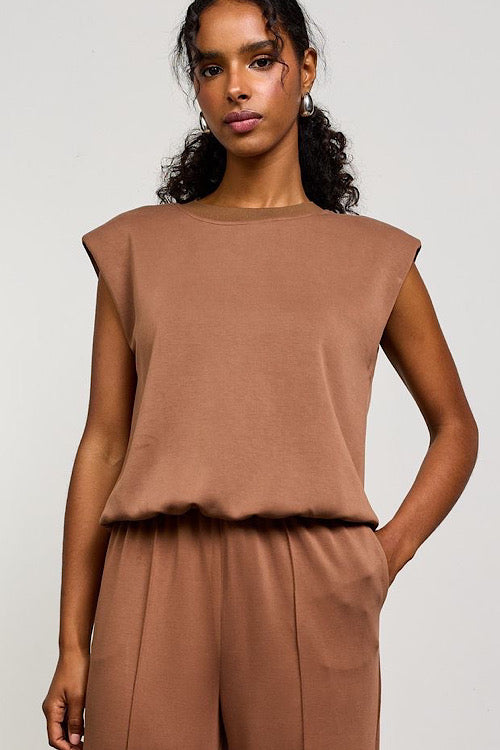 Cap Sleeve Modal Tee sold by A Velvet Window