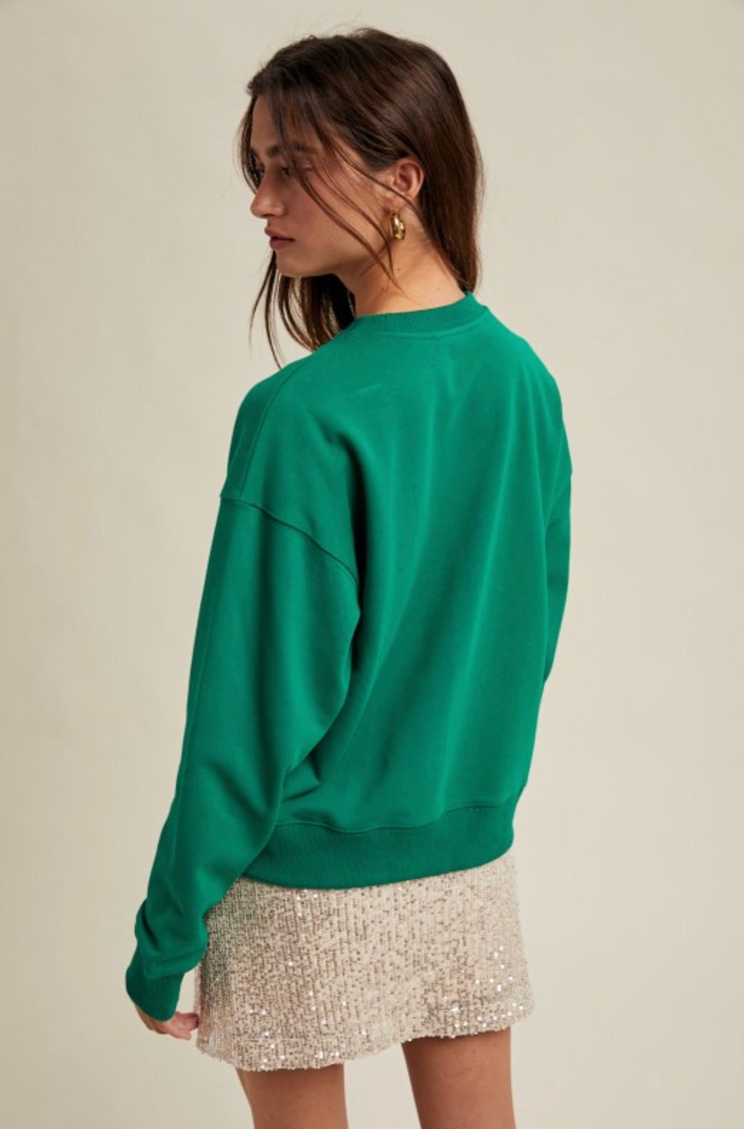 Merry Sequin Sweatshirt