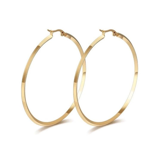 Sahira Jewelry Zoey Hoop Earrings sold by A Velvet Window