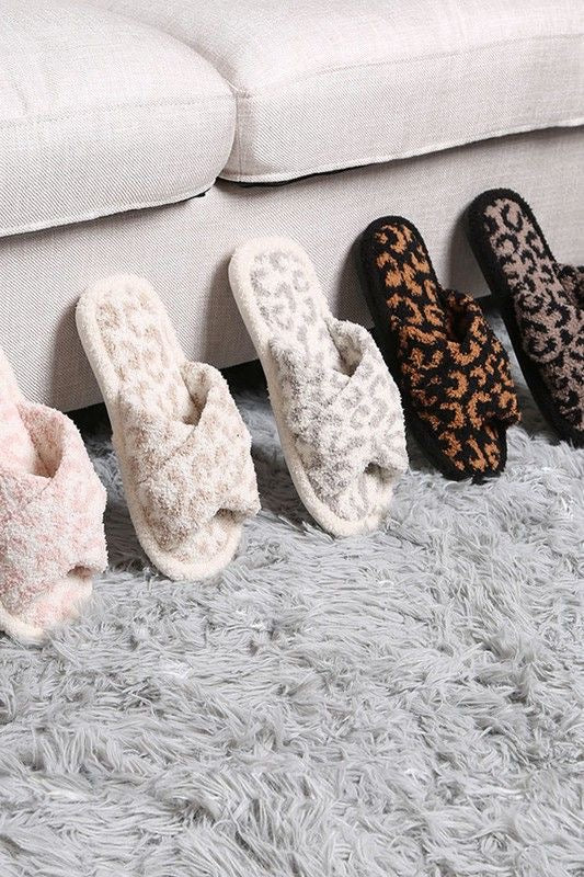 Camel Cozy Crossover Slipper sold by A Velvet Window