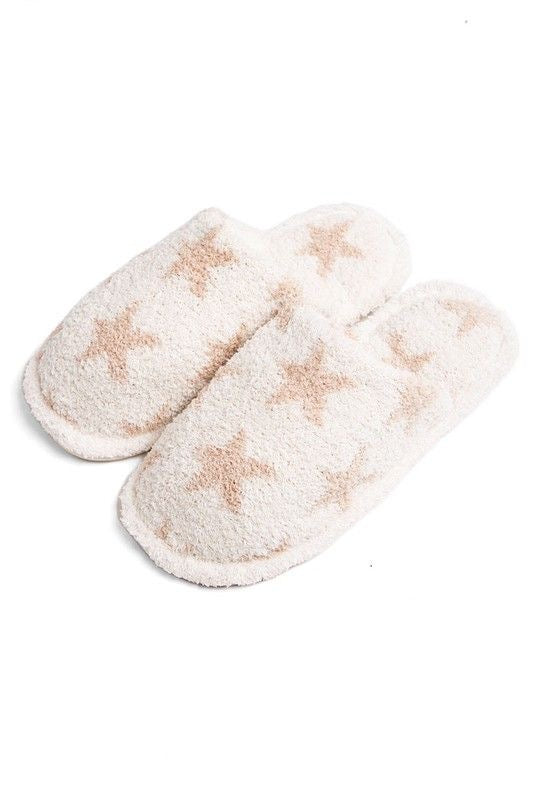 Ivory Star Cozy Slipper sold by A Velvet Window