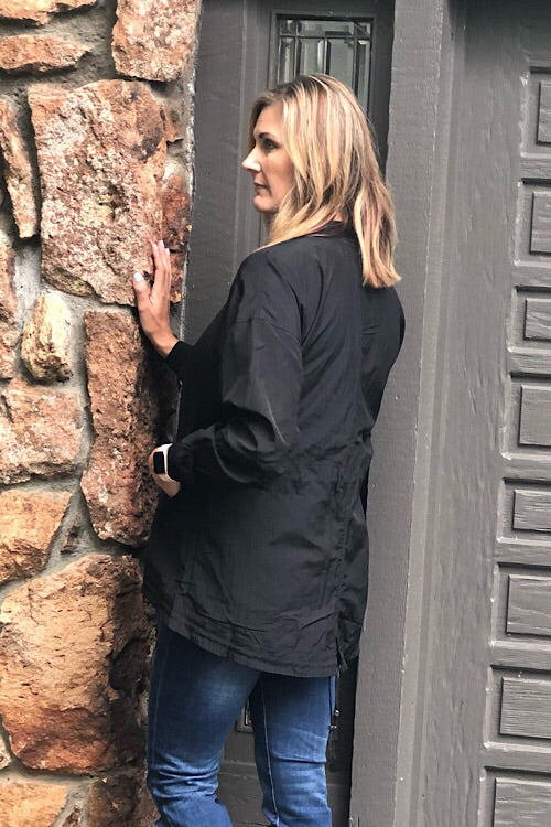 Women in Black Jacket