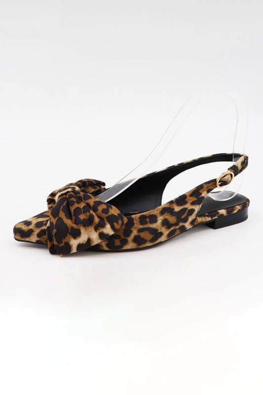 Leopard Slingback