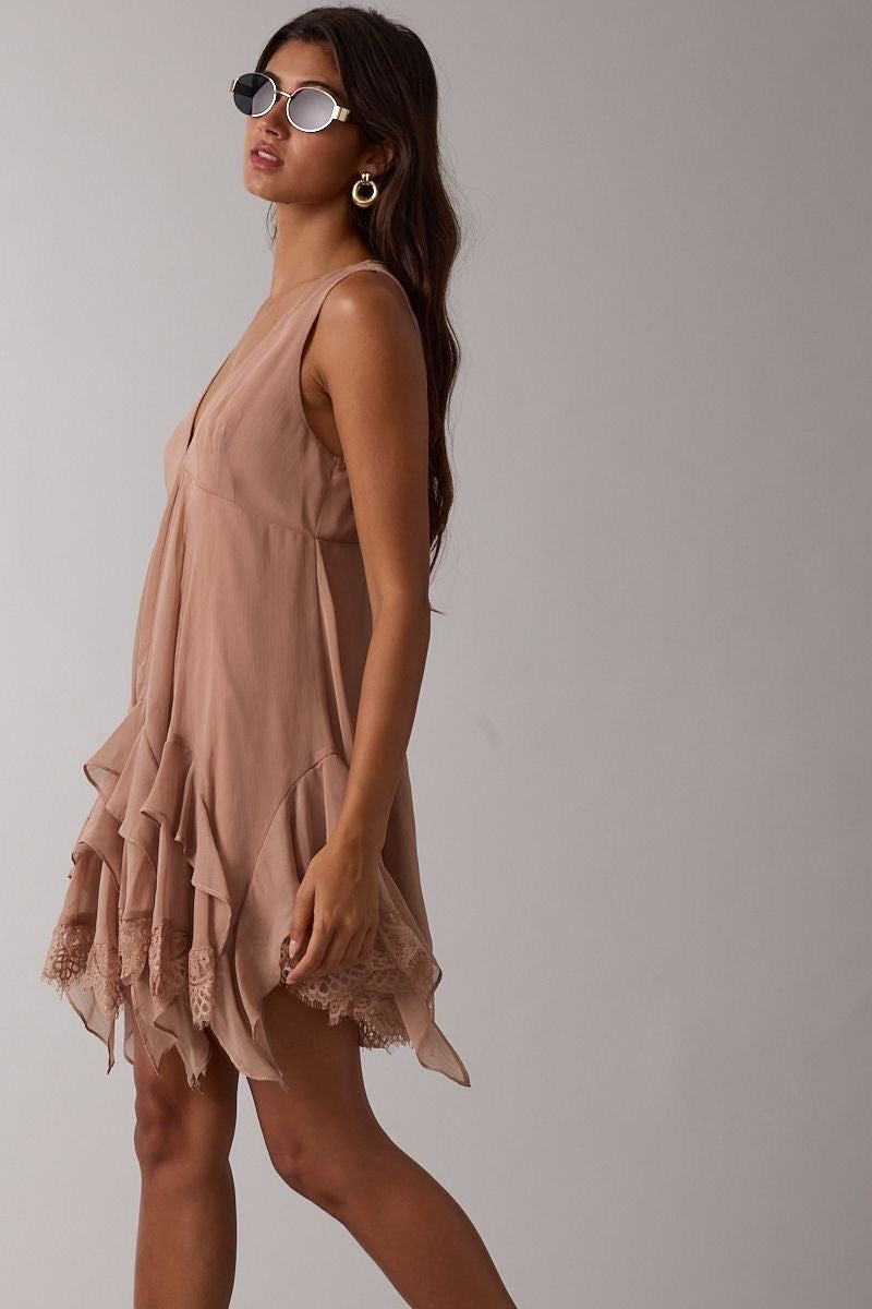 Chiffon Ruffle Dress sold by A Velvet Window