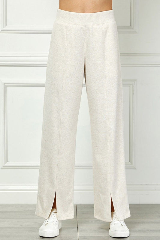 Sleek Split Front Lounge Pants sold by A Velvet Window