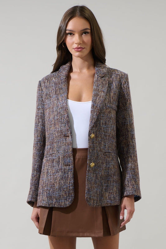 Multi Tweed Blazer