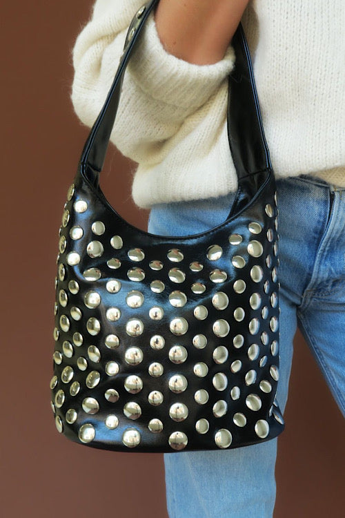 Stefani Studded Bag sold by A Velvet Window