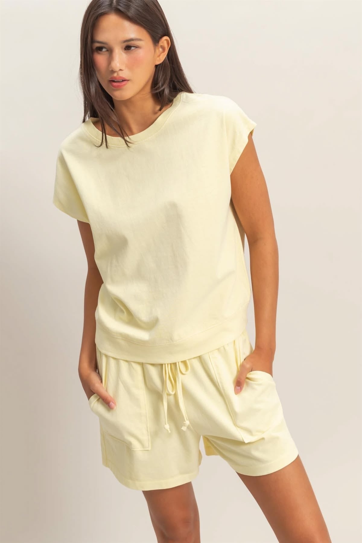 Cotton Summer Shorts Set sold by A Velvet Window