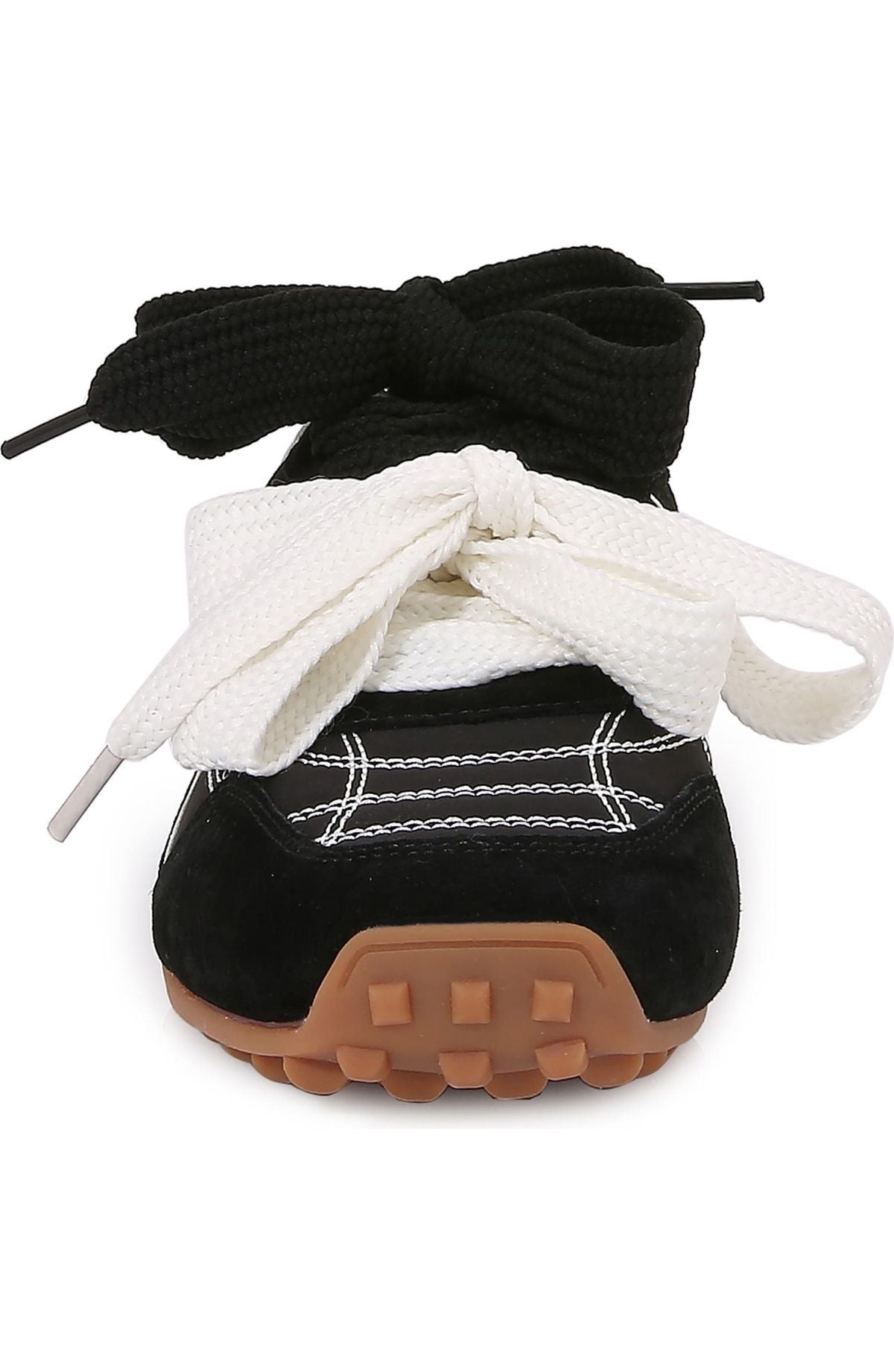 Double Ribbon Lace Up Sneaker sold by A Velvet Window