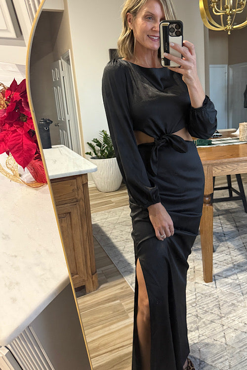 Tulia Black Maxi Dress