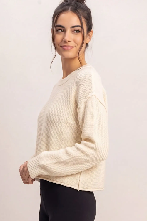 Exposed Seam Sweater sold by A Velvet Window