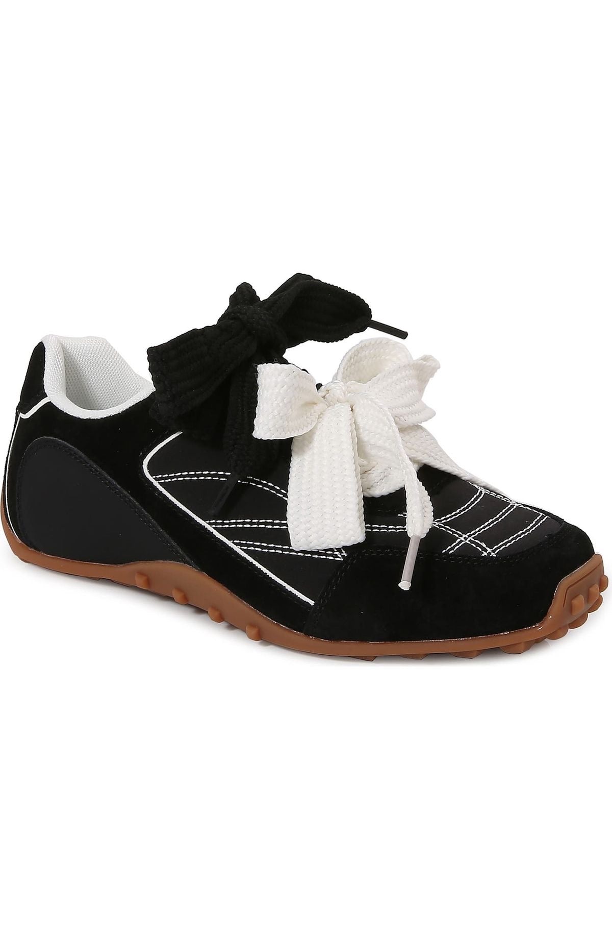 Double Ribbon Lace Up Sneaker sold by A Velvet Window