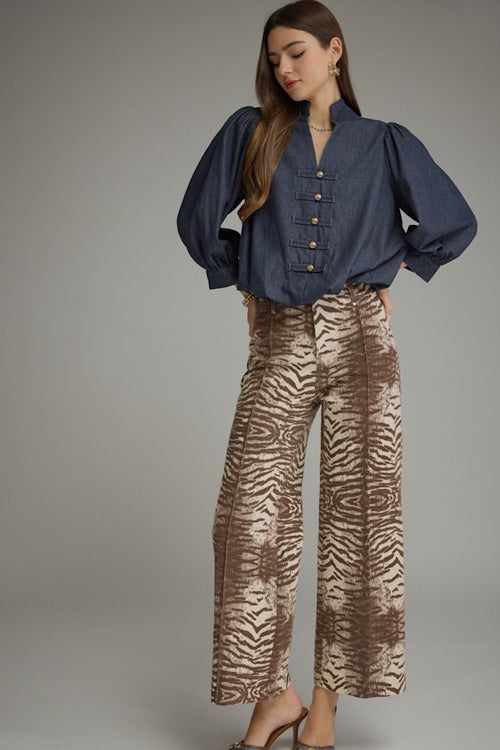 Animal Print Jeans sold by A Velvet Window