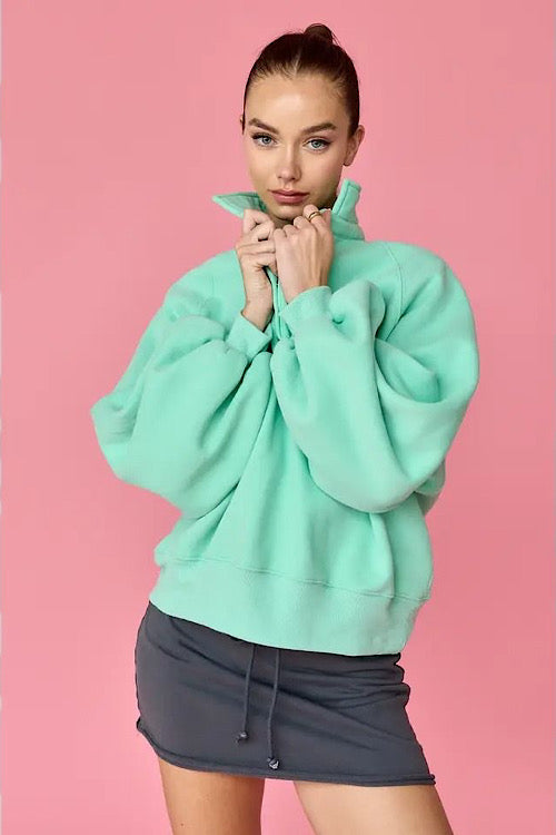 Seafoam Sweatshirt sold by A Velvet Window