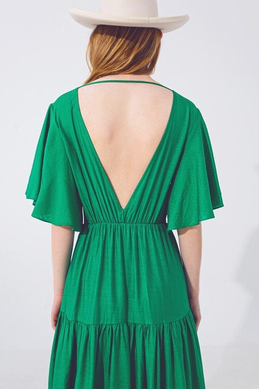 Flirty Kelly Green Dress sold by A Velvet Window