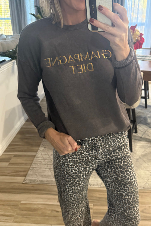 Champagne Diet Sweatshirt