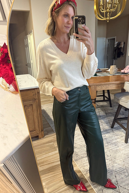 Faux Leather Pants