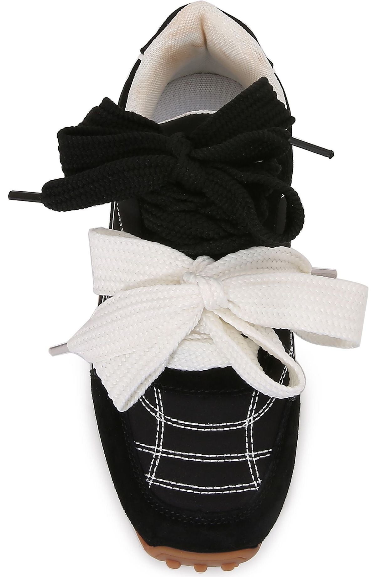Double Ribbon Lace Up Sneaker sold by A Velvet Window