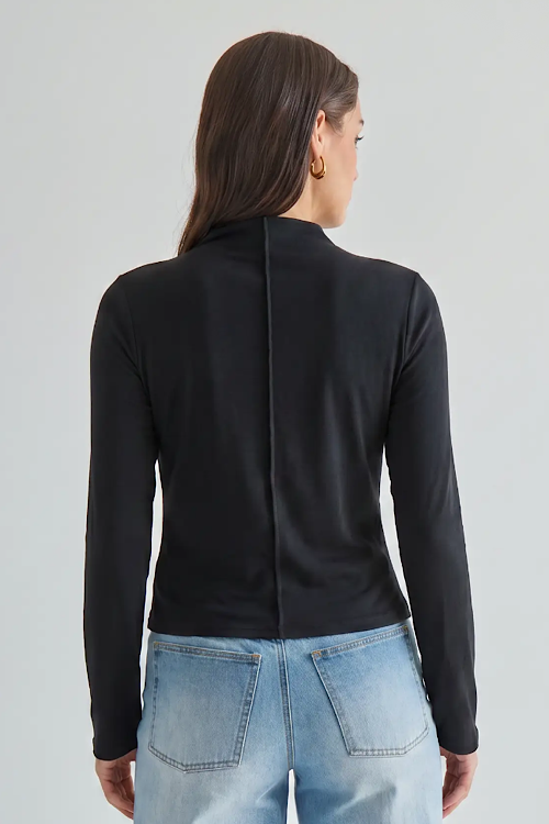 Seam Detail Long Sleeve Top sold by A Velvet Window