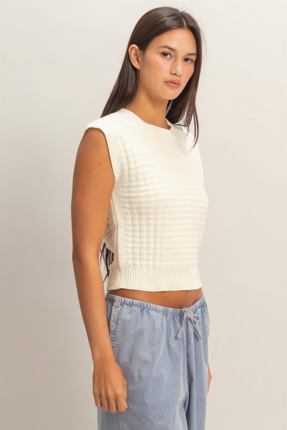 Textured Knit Tank sold by A Velvet Window