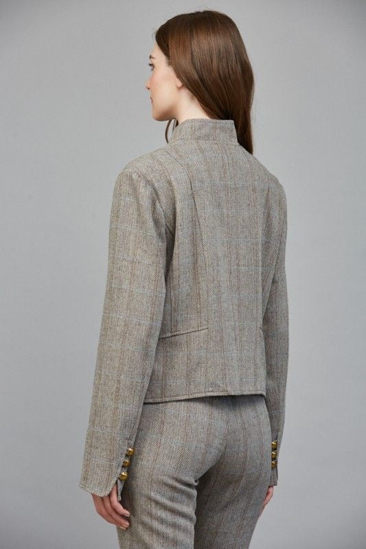Tailored Herringbone Jacket sold by A Velvet Window