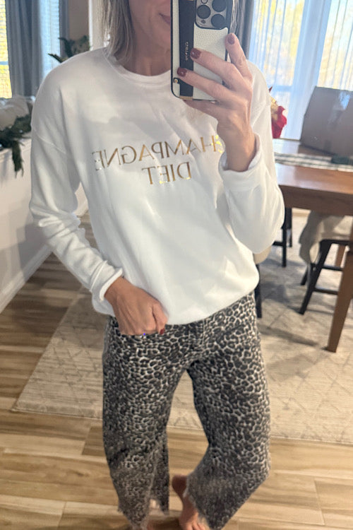 Champagne Diet Sweatshirt