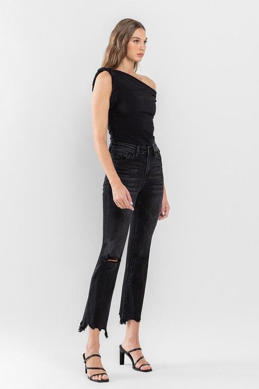 Black Ankle Bootcut Jeans sold by A Velvet Window