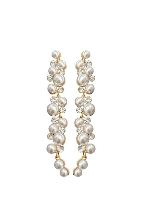 Pearl Party Drop Earrings sold by A Velvet Window