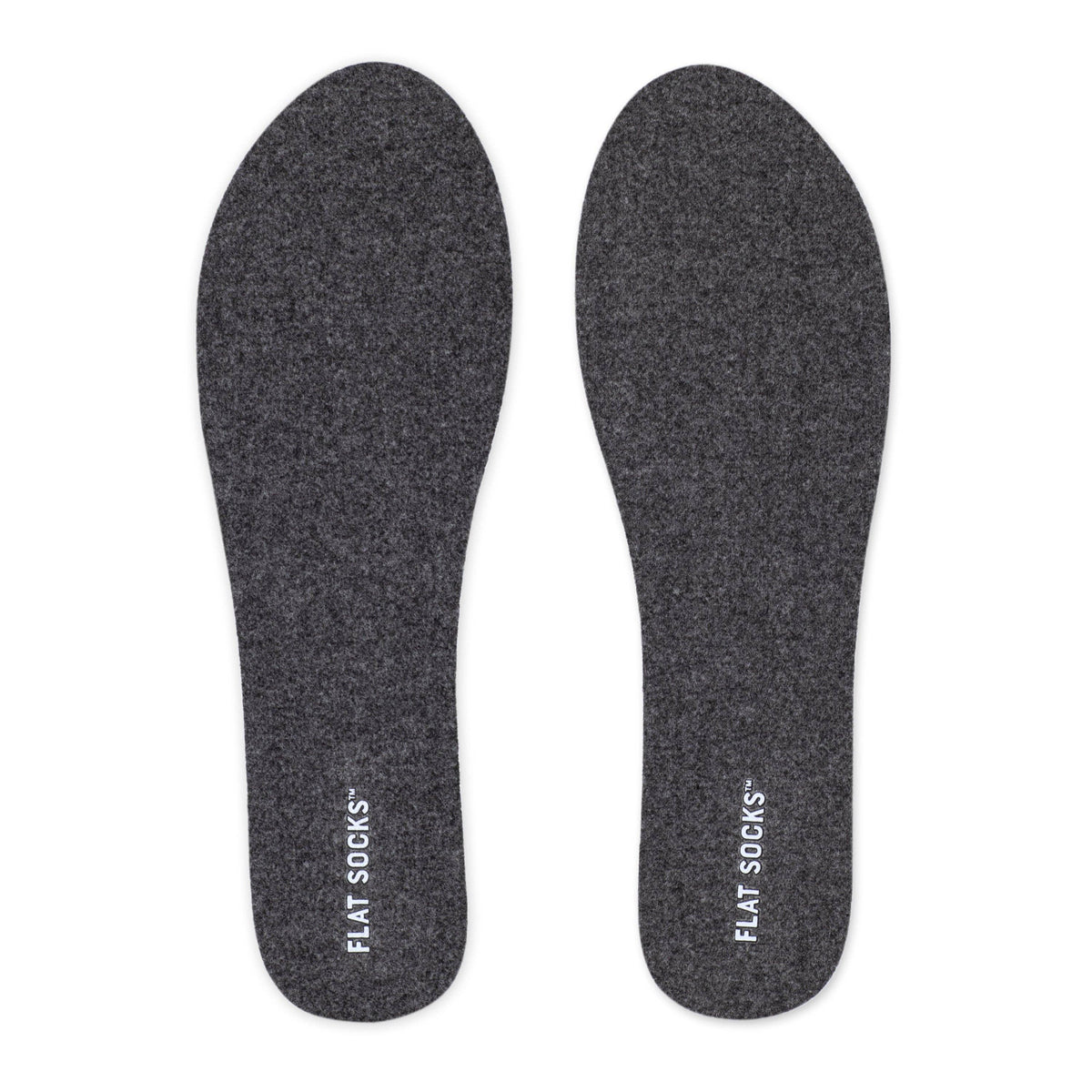 Dark Heather Grey FLAT SOCKS