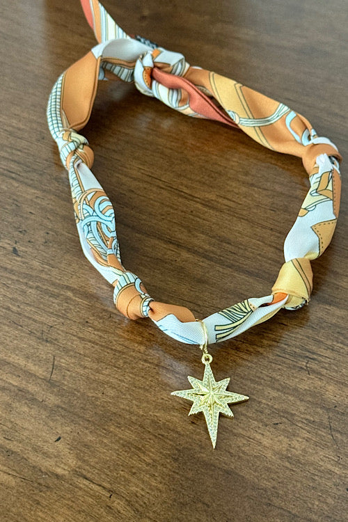 Tulum Scarf Charm Necklace