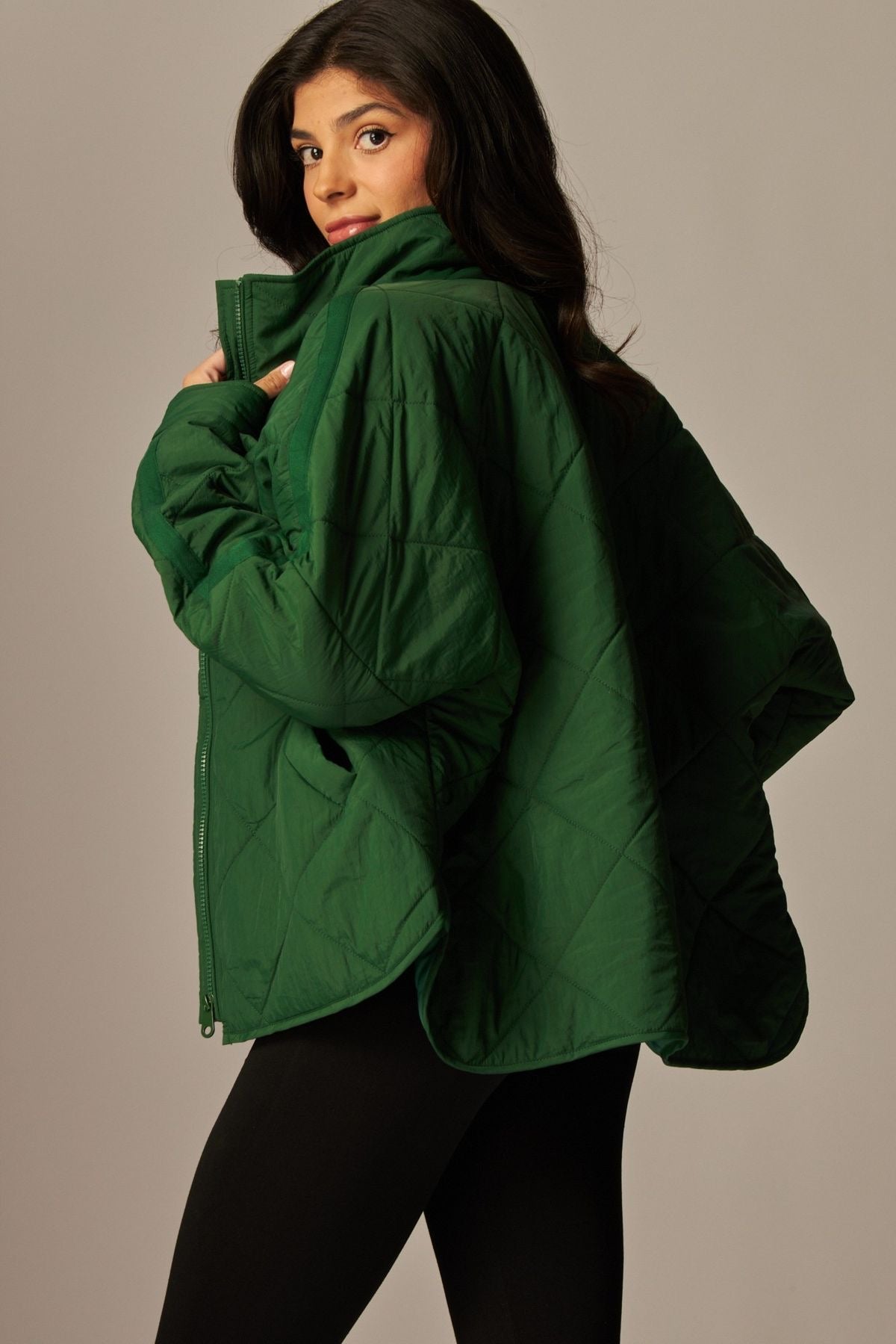 Quilted Pippa Puffer Jacket sold by A Velvet Window