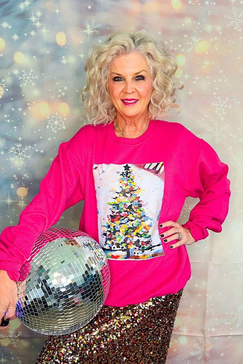 White Christmas Tree Sweatshirt