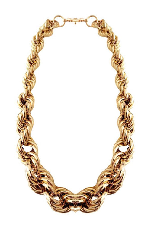 Twisted Link Necklace sold by A Velvet Window