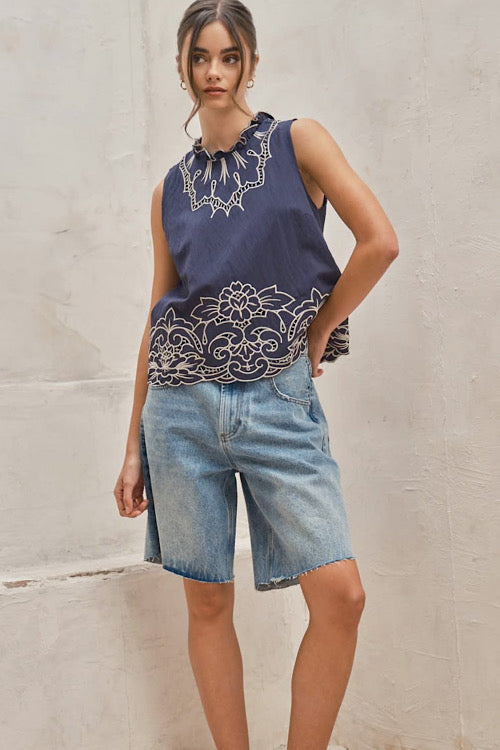Wide Leg Jorts