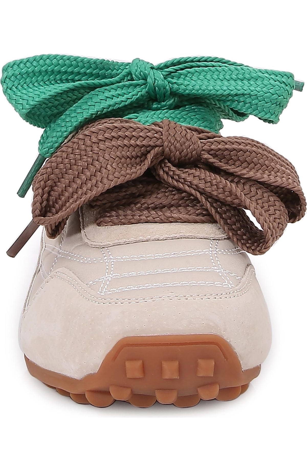 Double Ribbon Lace Up Sneaker sold by A Velvet Window